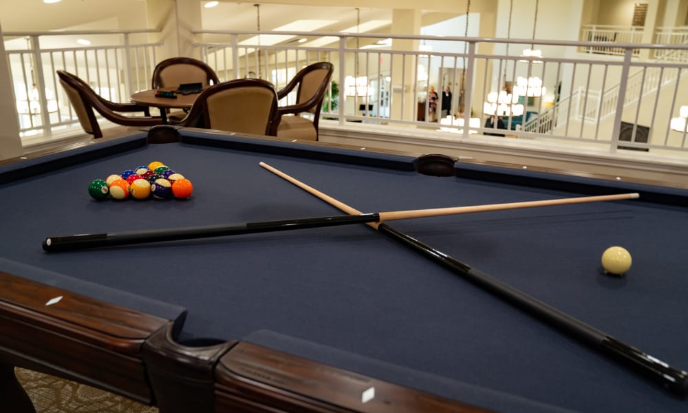 Shoot some pool at Fairview Estates