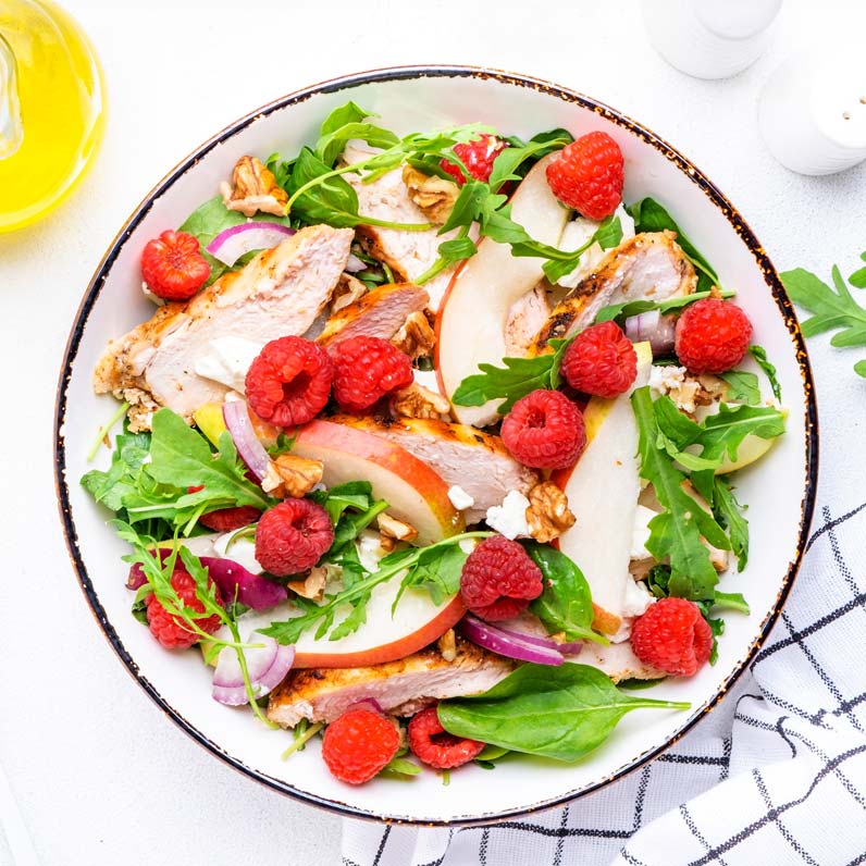 Fairview Estates chicken salad with fruit