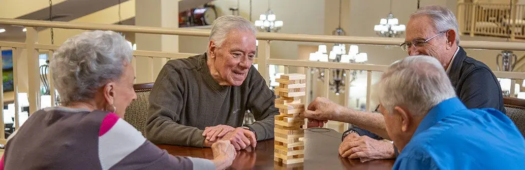 Fairview Estates hawthorn senior living seniors playing games